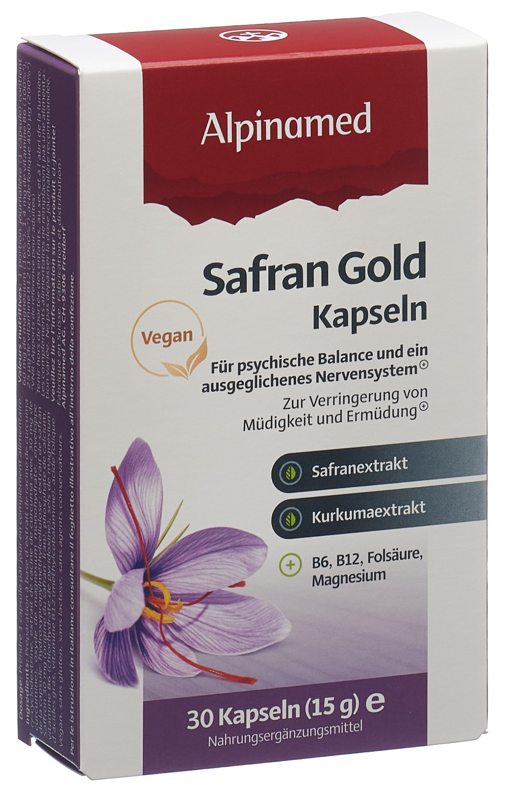 ALPINAMED Safran Gold, Hauptbild