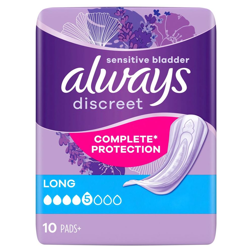 Always Discreet incontinence