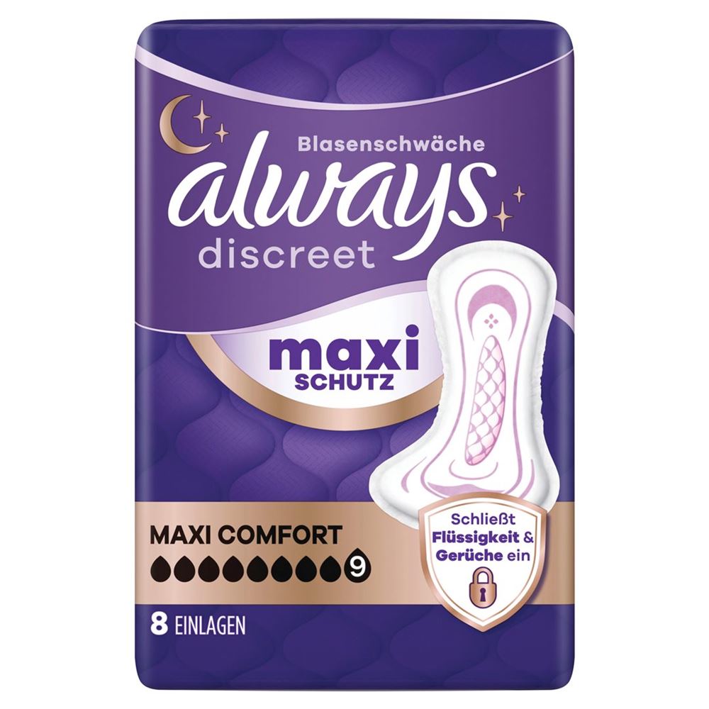 Always Discreet incontinence