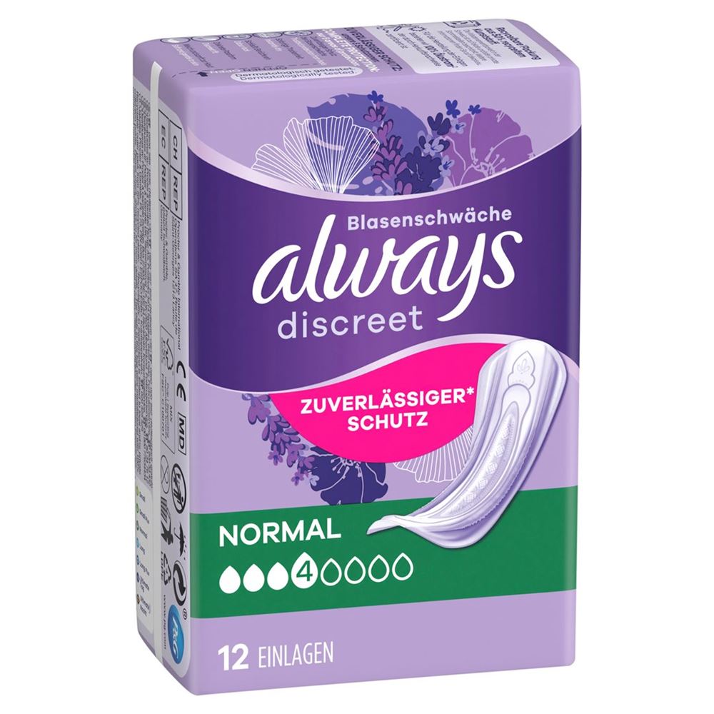 Always Discreet incontinence