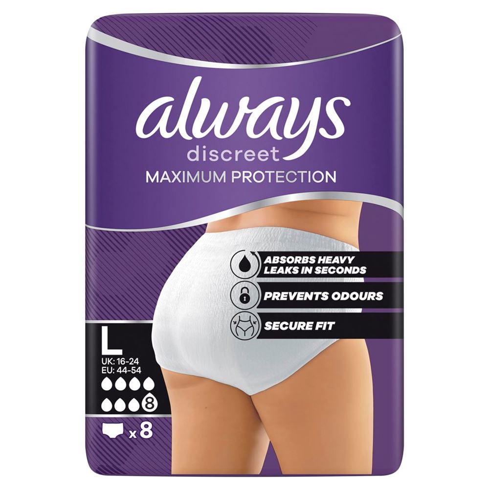 Always Discreet incontinence Pants