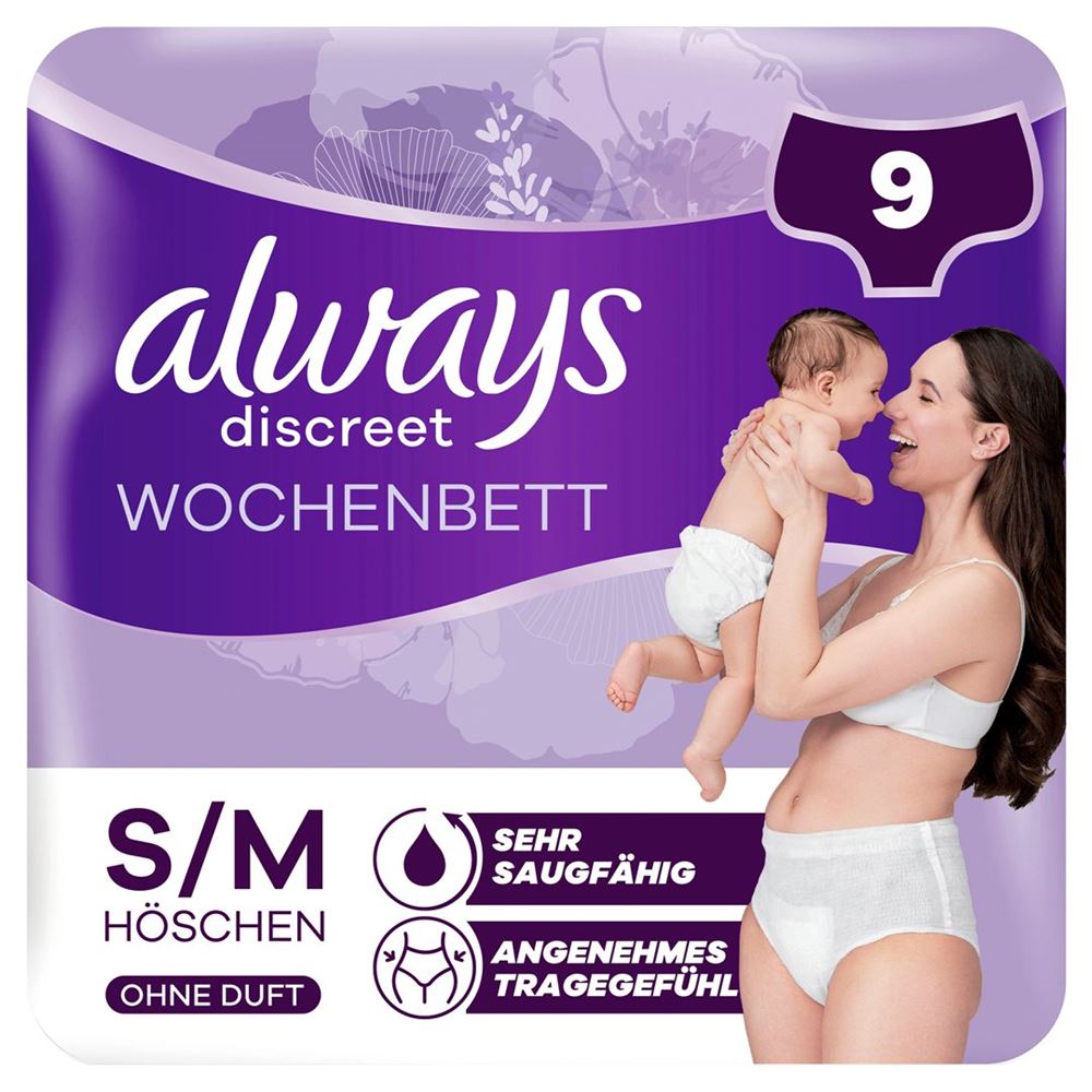 Always Discreet Inkontinenz Pants Wochenbett