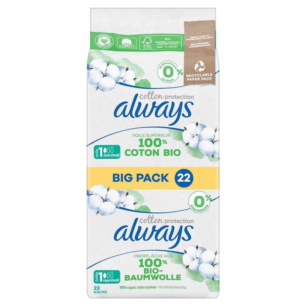 Always Ultra Binde Cotton Protection, Hauptbild