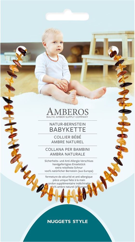 AMBEROS Natur Bernsteinkette Baby, Hauptbild