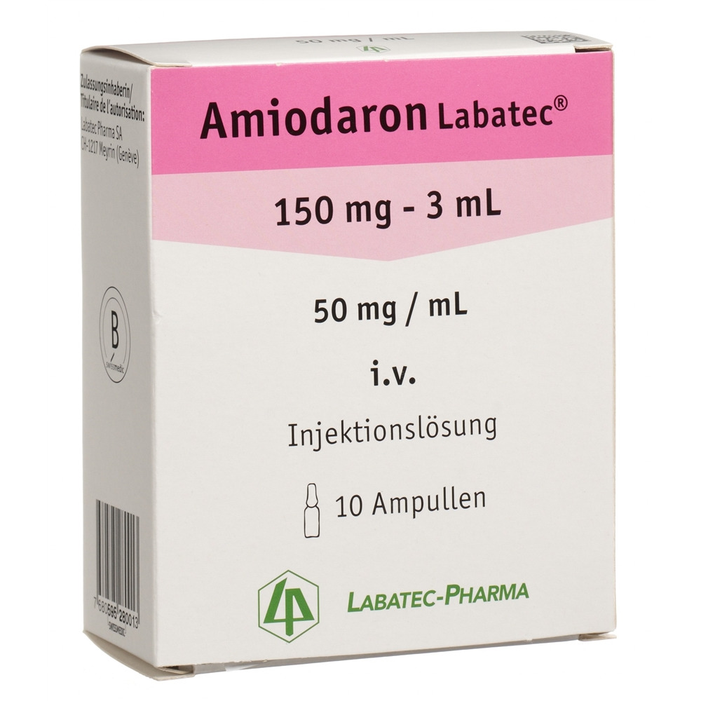 AMIODARONE Labatec 150 mg/3ml, Hauptbild