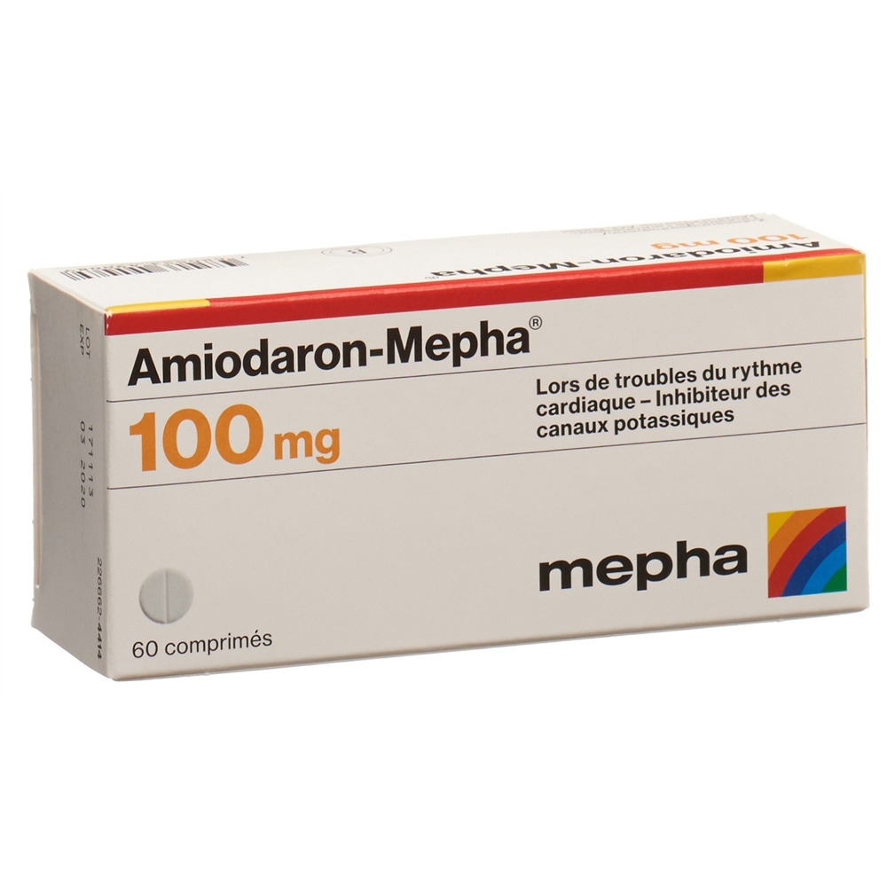 AMIODARONE Mepha 100 mg, image 2 sur 2