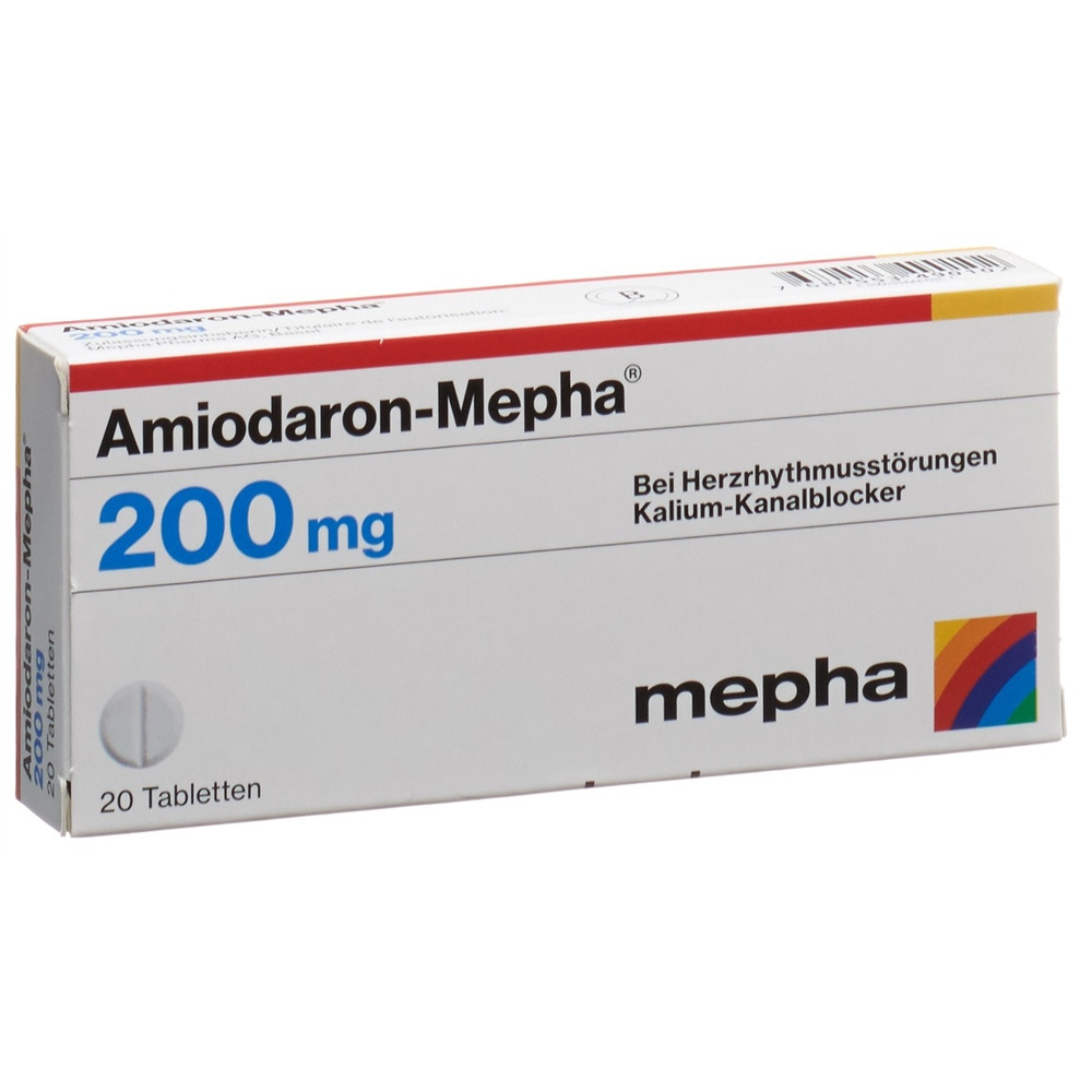 AMIODARONE Mepha 200 mg, image principale