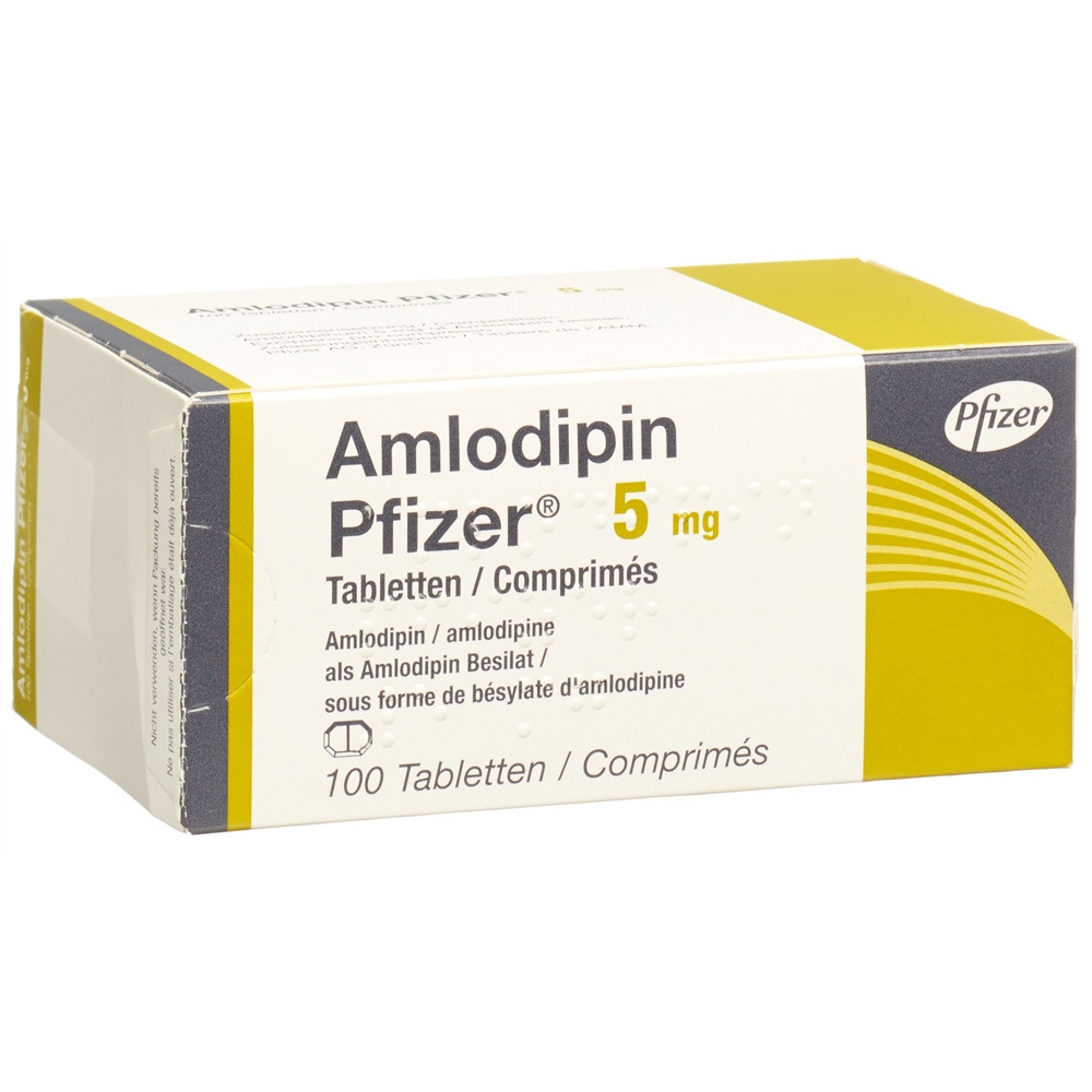 AMLODIPINE Pfizer 5 mg, image principale