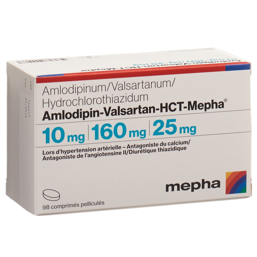 AMLODIPINE VALSARTAN HCT HCT Mepha, image 2 sur 2