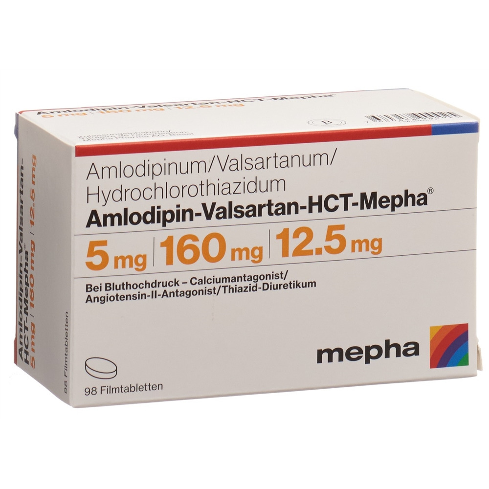 AMLODIPINE VALSARTAN HCT HCT Mepha, image principale