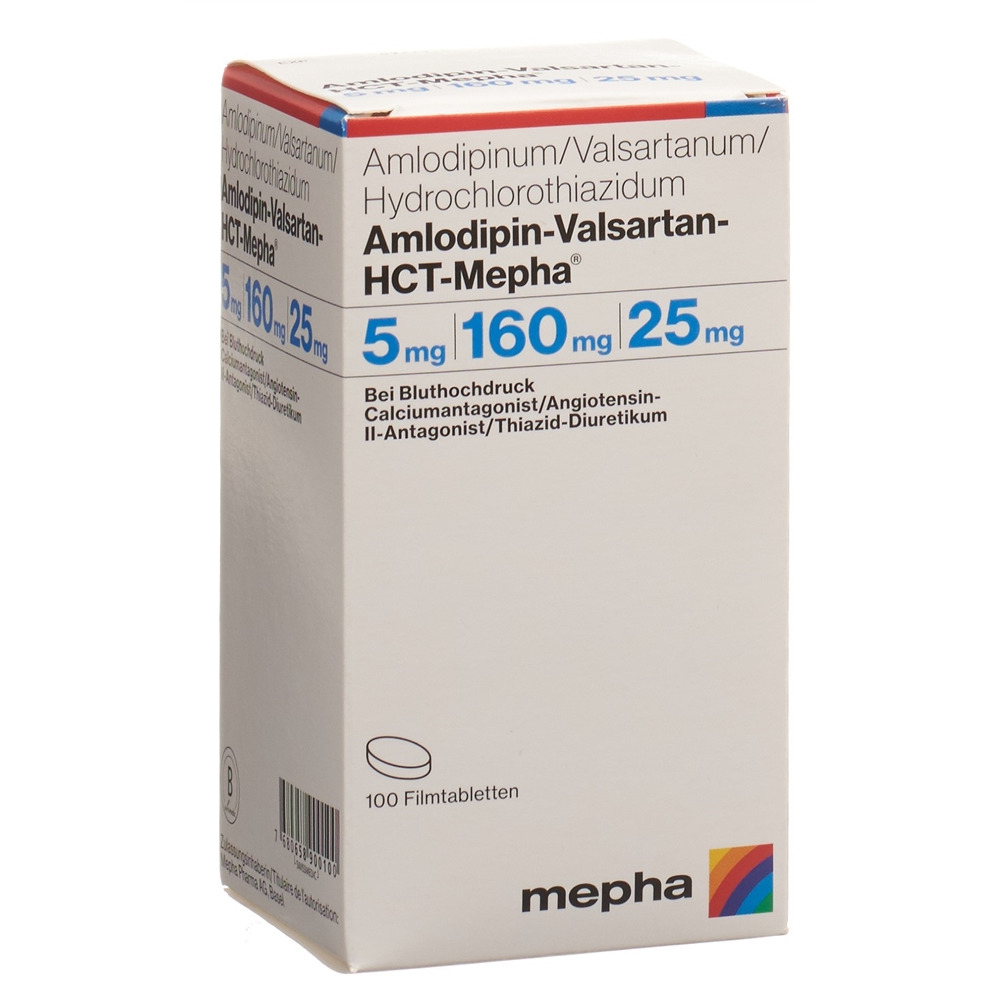 AMLODIPINE VALSARTAN HCT HCT Mepha, image principale