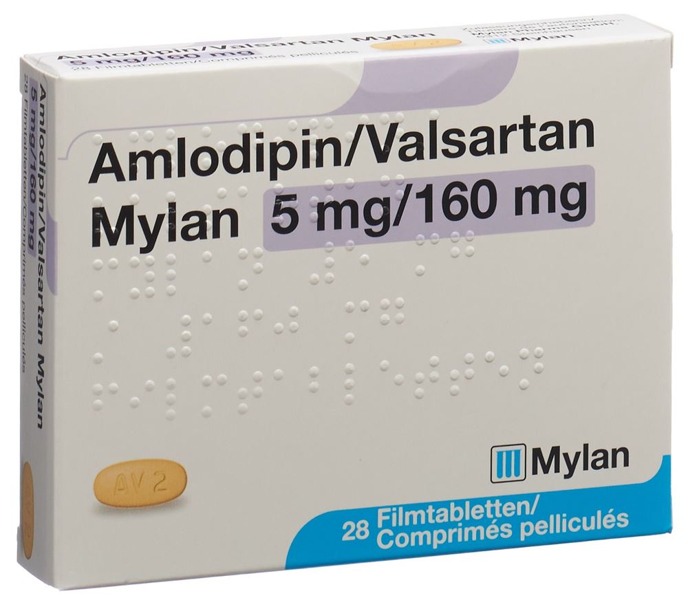 AMLODIPINE VALSARTAN Mylan, image principale