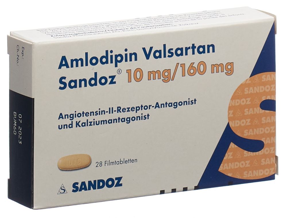 AMLODIPINE VALSARTAN Sandoz, Hauptbild