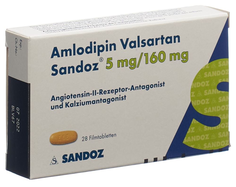 AMLODIPINE VALSARTAN Sandoz, Hauptbild