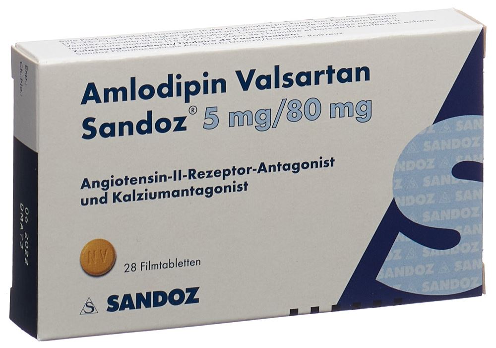 AMLODIPINE VALSARTAN Sandoz, Hauptbild