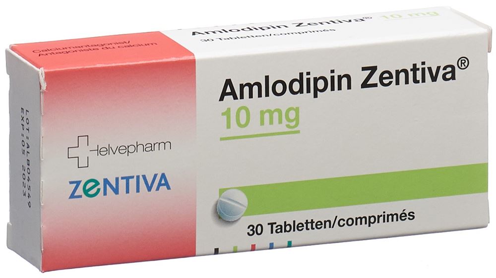 AMLODIPINE Zentiva 10 mg, image principale