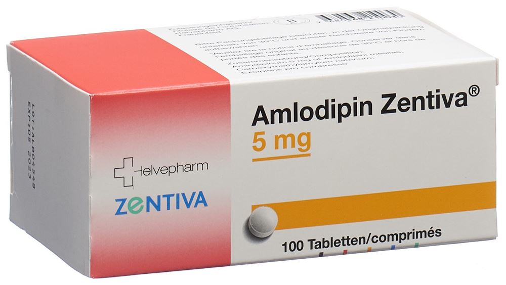 AMLODIPINE Zentiva 5 mg, image principale