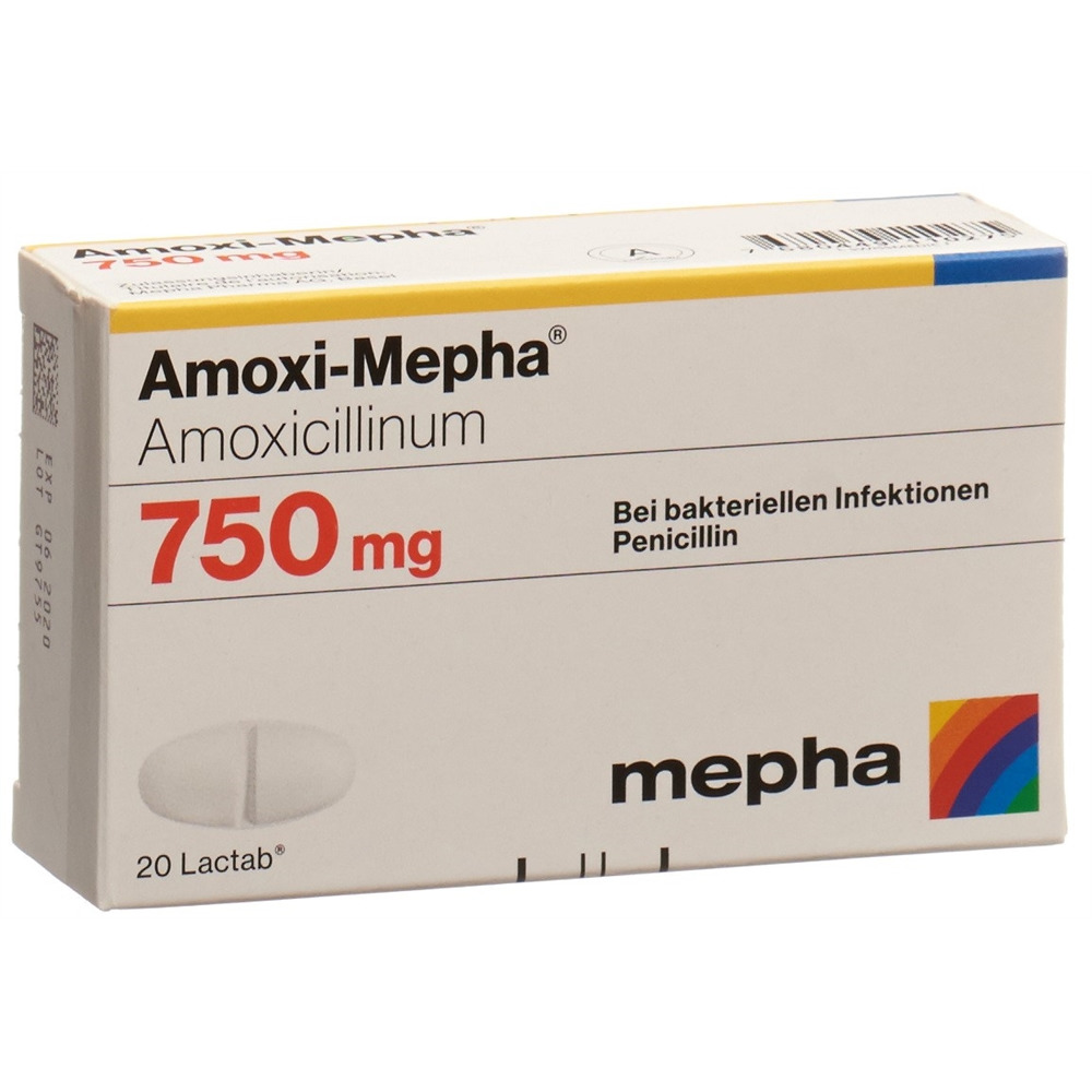 AMOXI Mepha 750 mg, Hauptbild