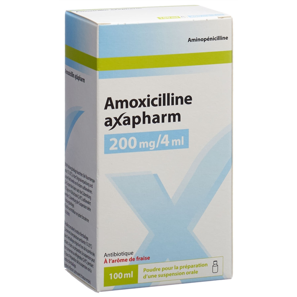 AMOXICILLINE axapharm 200 mg/4ml, Bild 2 von 2