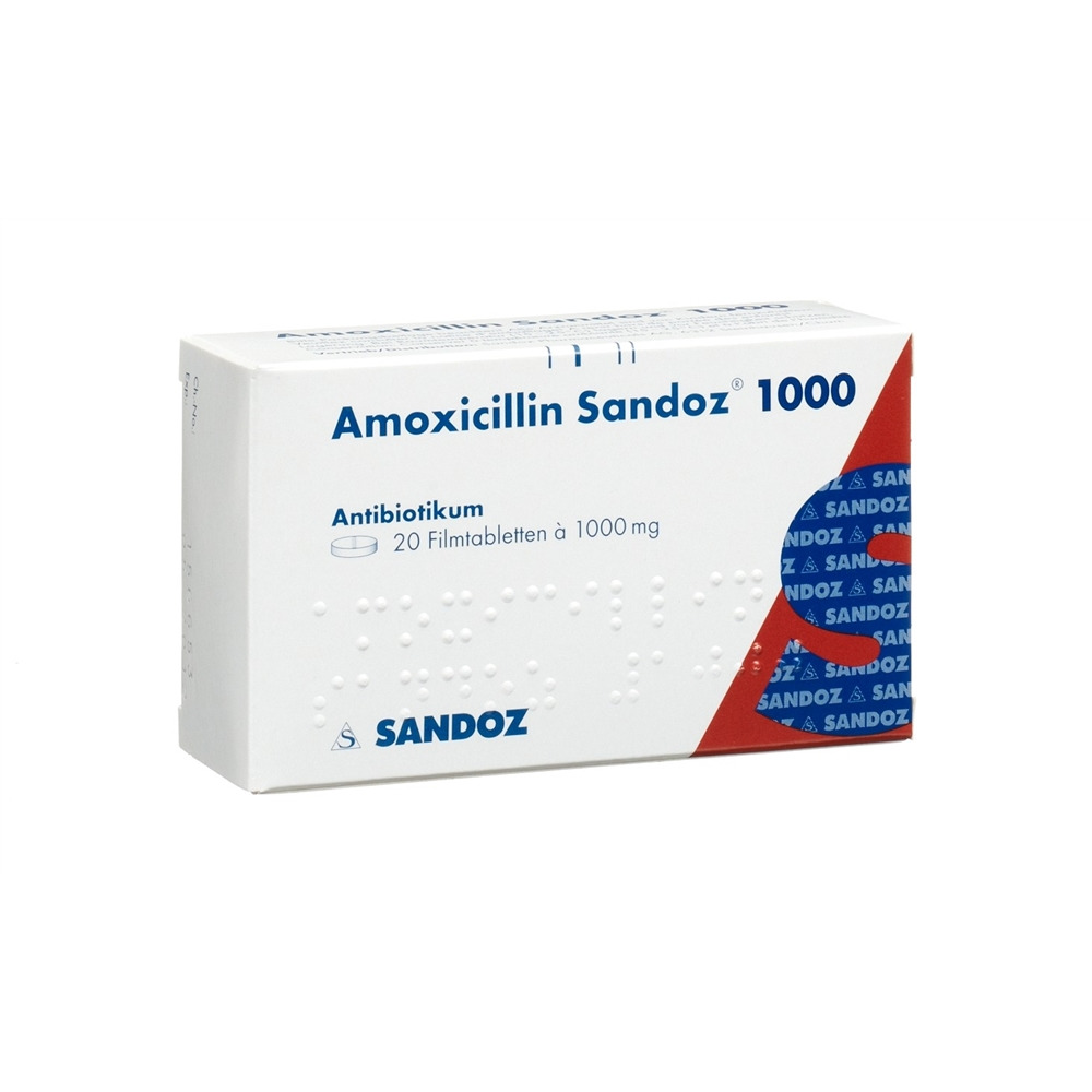 AMOXICILLINE Sandoz 1000 mg, Hauptbild