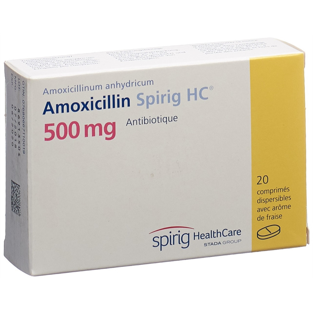 Amoxicillin Spirig HC Spirig HC 500 mg, Bild 2 von 2
