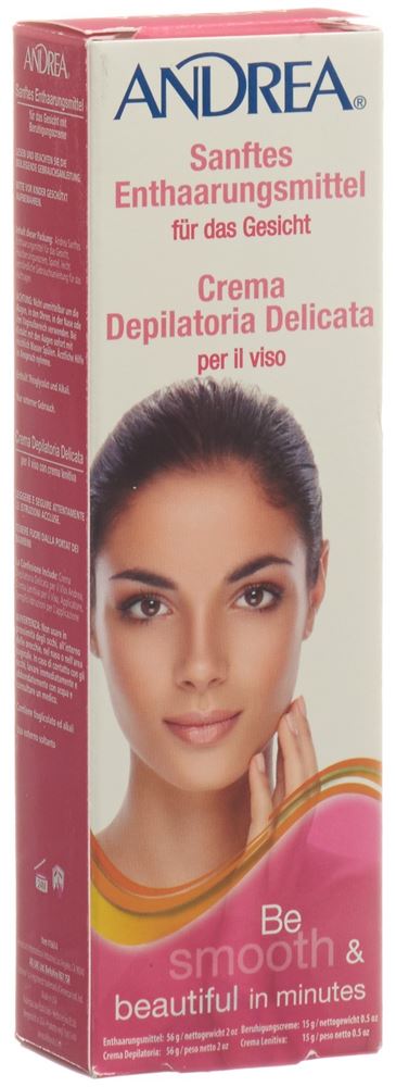 Andrea visage clair crème dépilatoire