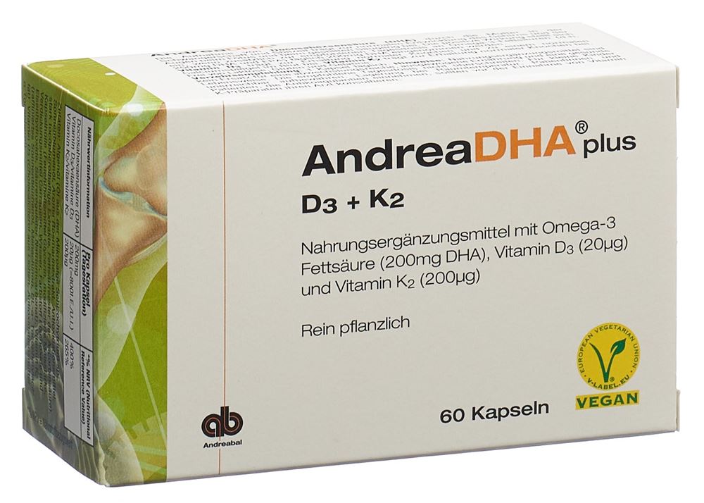 ANDREADHA plus Omega-3 Vitamin D3 + Vitamin K2, Hauptbild