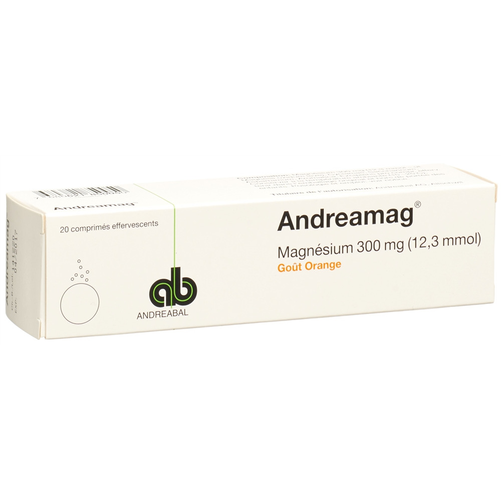 ANDREAMAG cpr eff 300 mg avec arôme orange bte 20 pce, image 2 sur 3