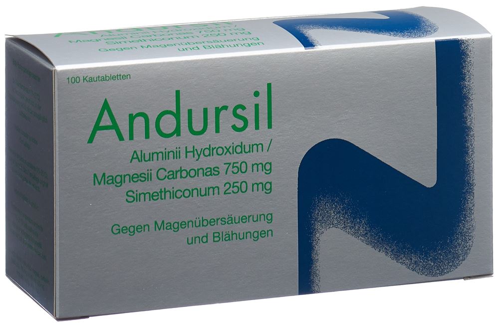 ANDURSIL cpr croquer blist 100 pce