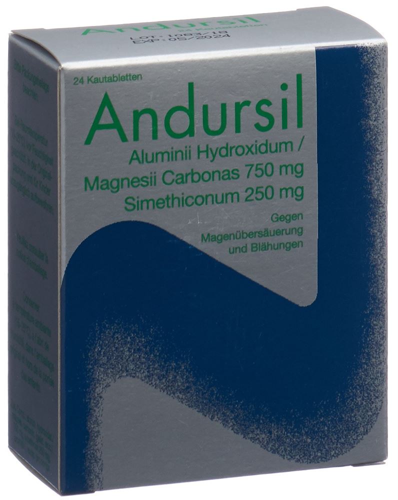 ANDURSIL cpr croquer blist 24 pce
