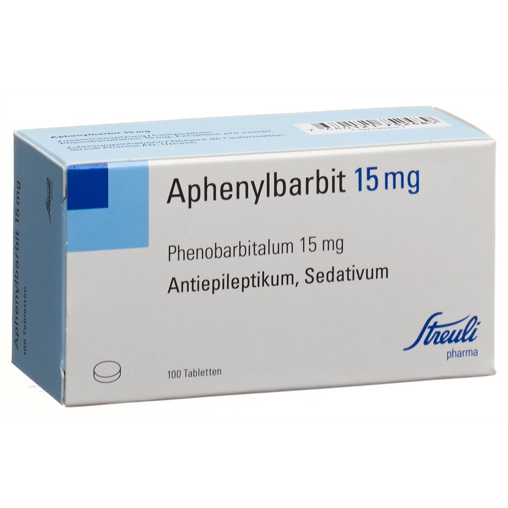 APHENYLBARBITE Streuli 15 mg, image principale