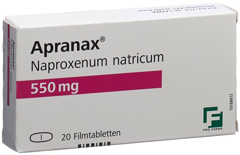 APRANAX cpr pell 550 mg blist 20 pce, image principale