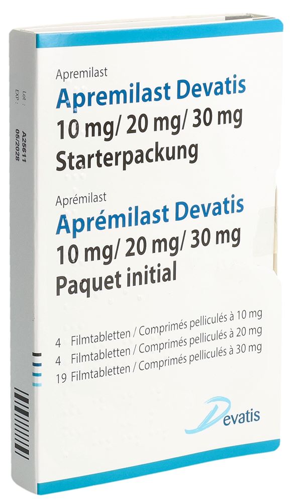 APREMILAST emballage départ, image principale