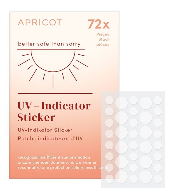 Apricot UV Indicator stickers, image principale