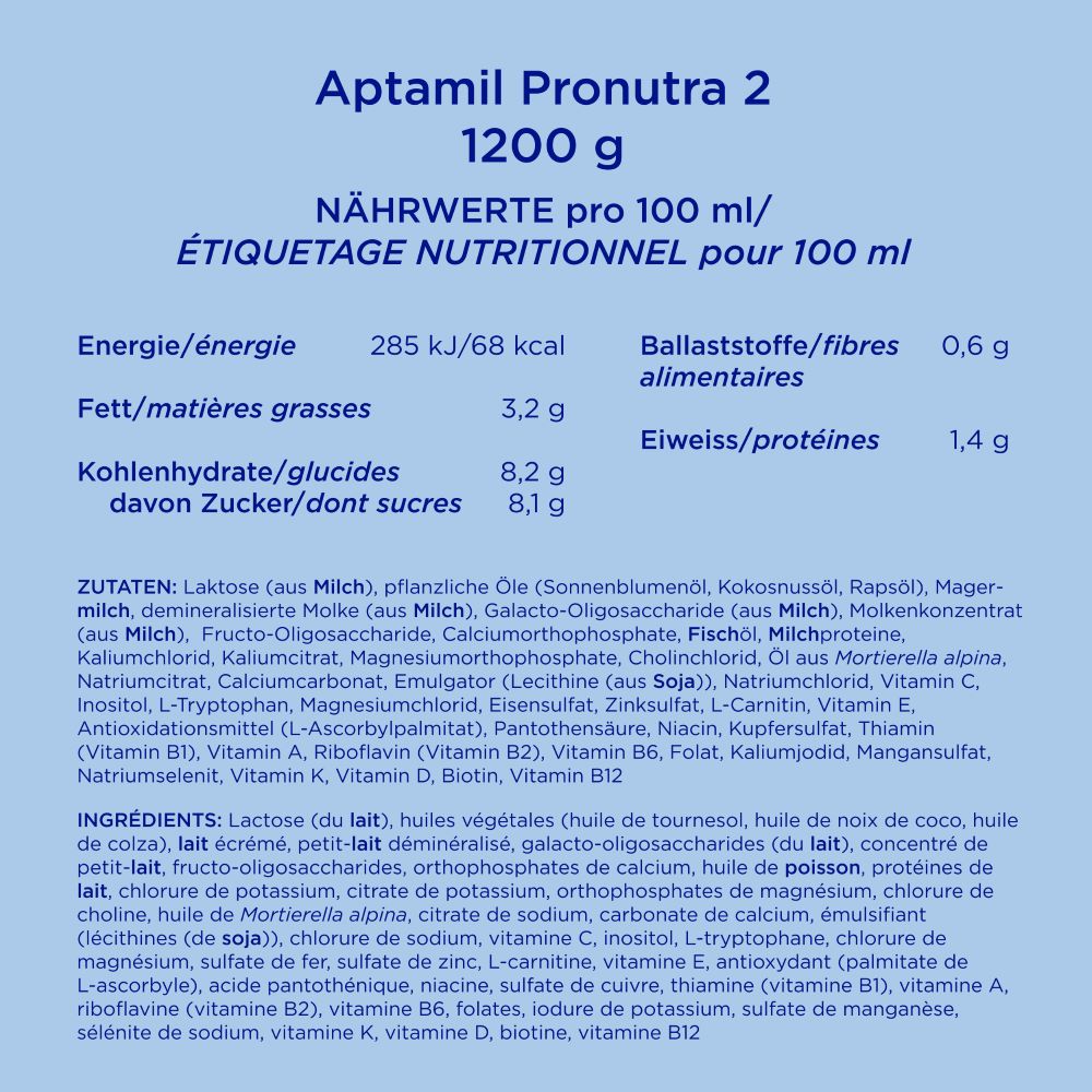 APTAMIL PRONUTRA 2 Maxi Format, Bild 4 von 6