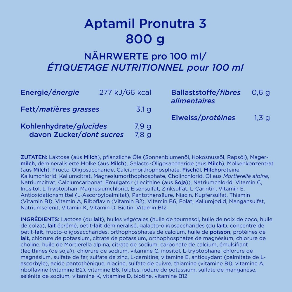APTAMIL PRONUTRA 3, image 5 sur 6
