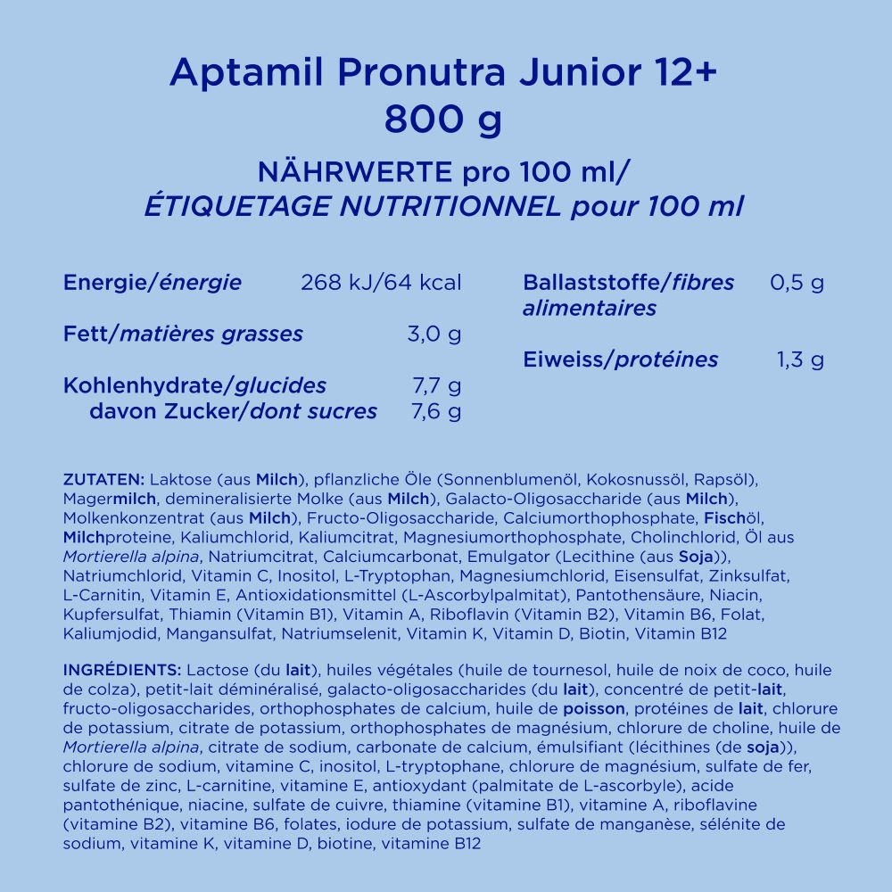 APTAMIL PRONUTRA JUNIOR 12+, Bild 5 von 6