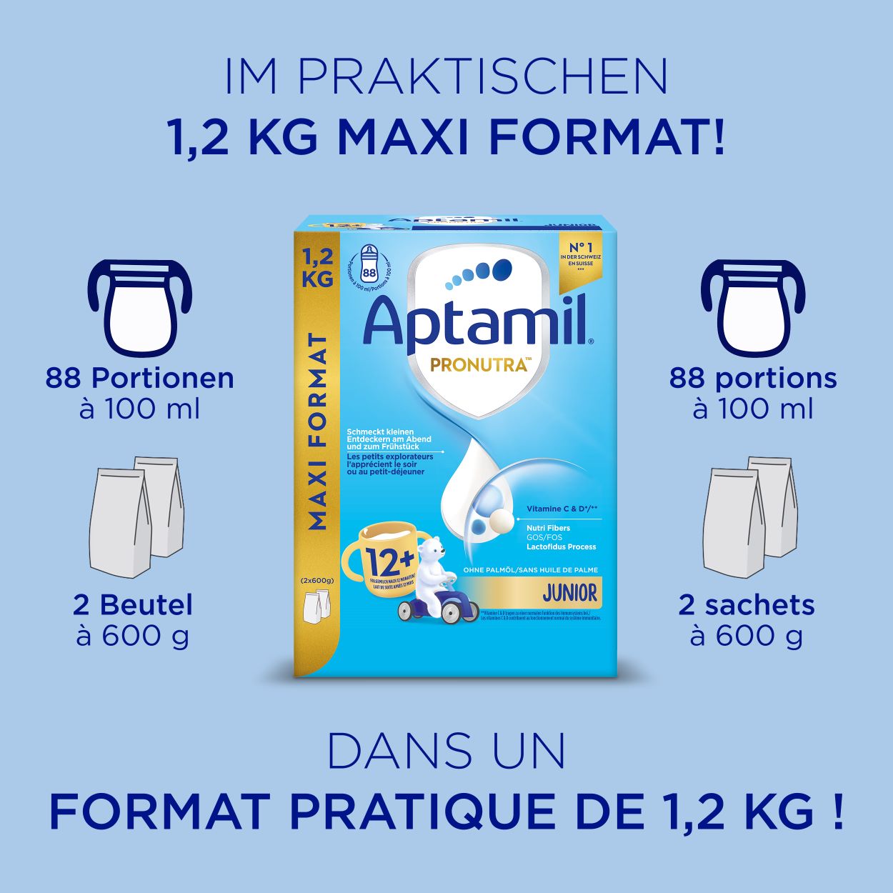 APTAMIL PRONUTRA JUNIOR 12+, Bild 5 von 6
