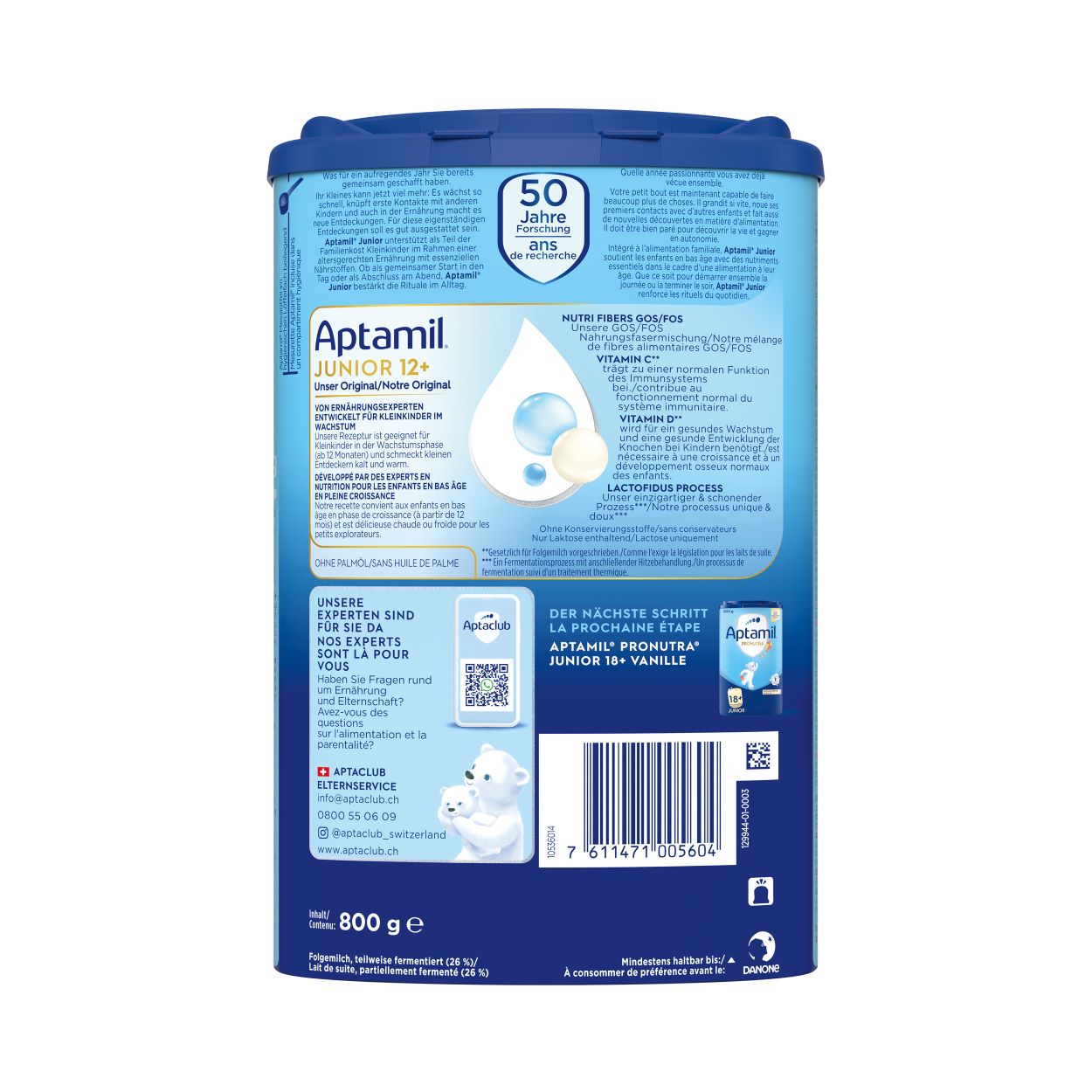 APTAMIL PRONUTRA JUNIOR 12+, image 2 sur 6