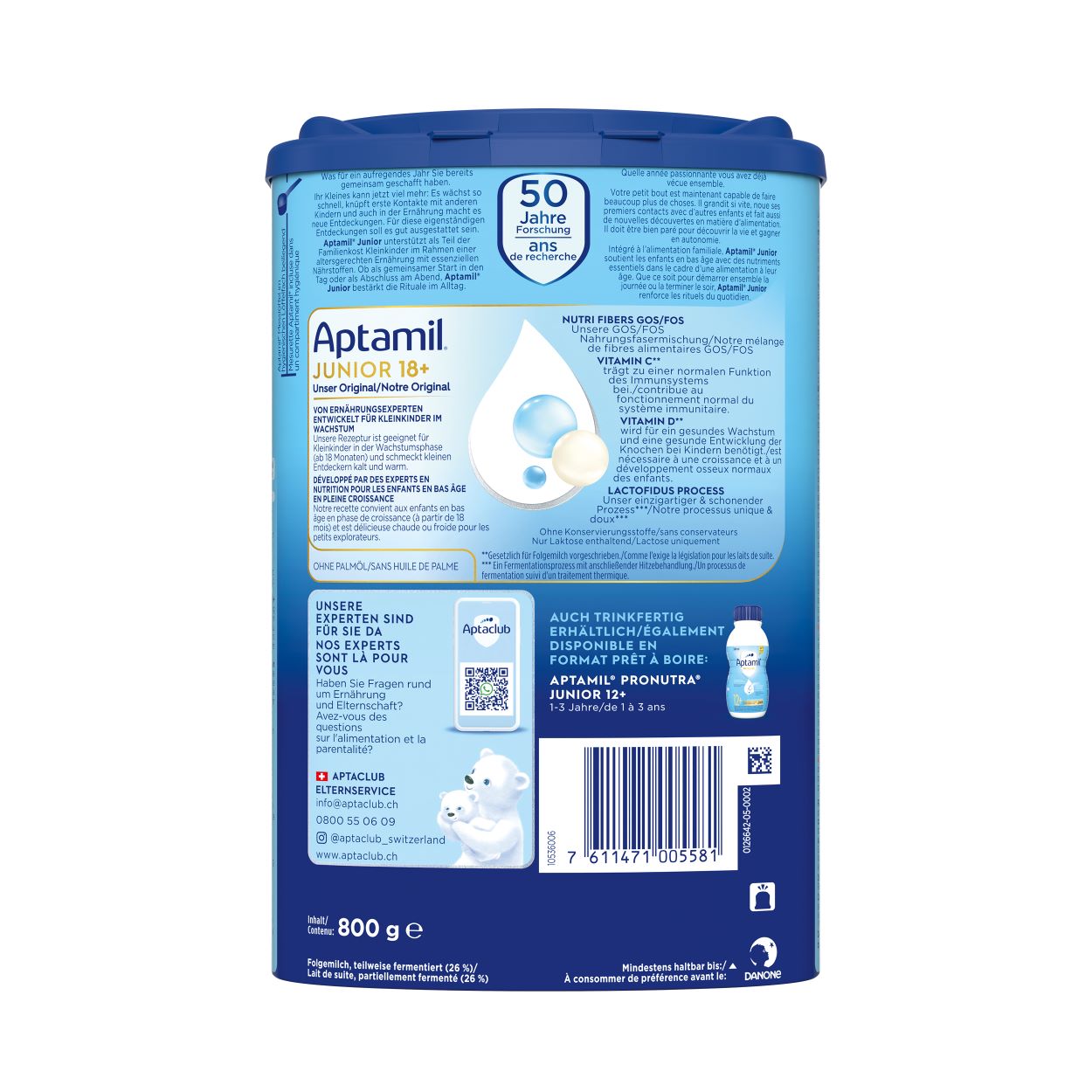 APTAMIL PRONUTRA JUNIOR 18+, Bild 2 von 6