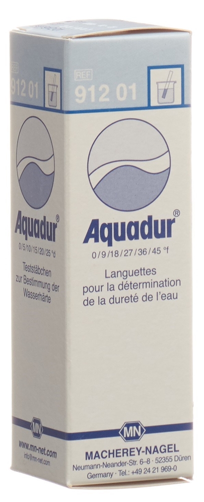 AQUADUR bandelette dureté d'eau, image 2 sur 2