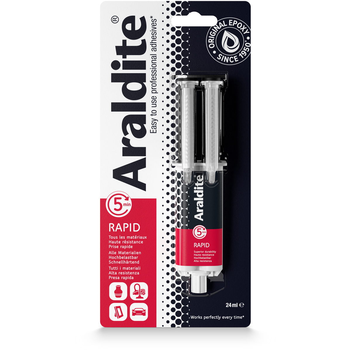 ARALDIT Rapid adhésive 2 composants seringue