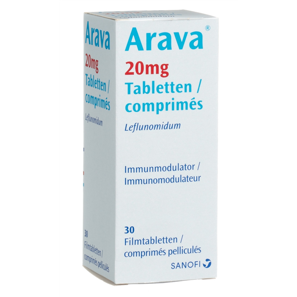 Arava cpr pell 20 mg bte 30 pce, image principale