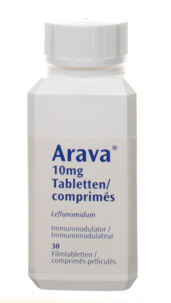 Arava Filmtabl 10 mg Ds 100 Stk, Hauptbild