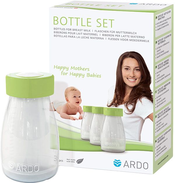 ARDO BOTTLE SET Flaschen für Muttermilch, Hauptbild