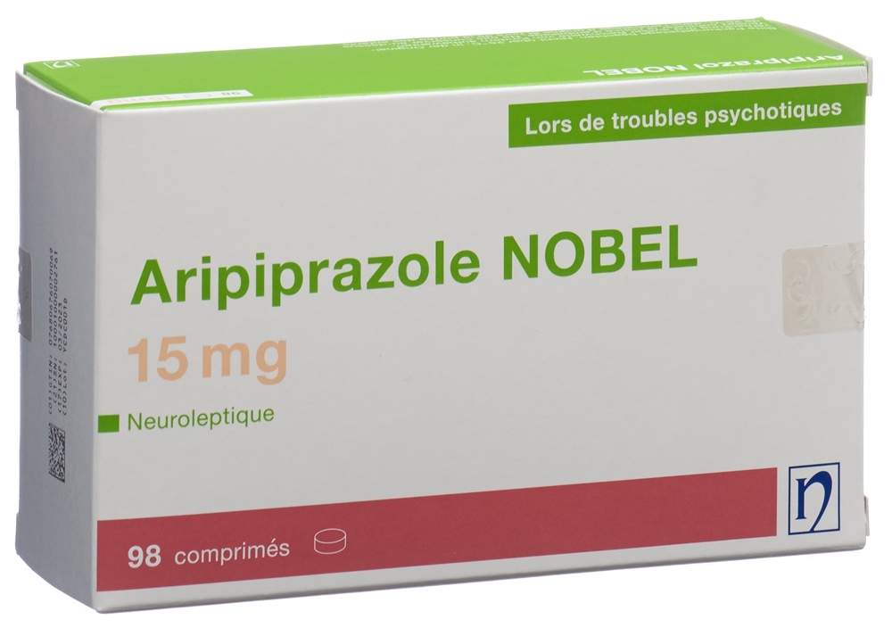 ARIPIPRAZOLE NOBEL 15 mg, image 2 sur 2