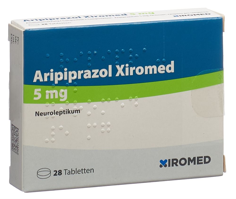 ARIPIPRAZOLE Xiromed 5 mg, image principale