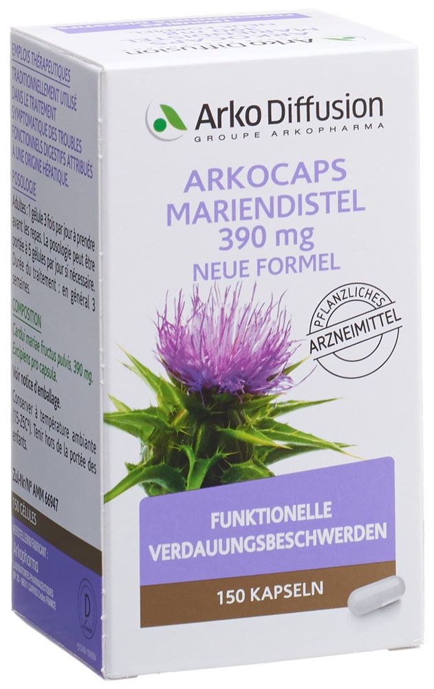 ARKOCAPS Mariendistel 390 mg, Hauptbild