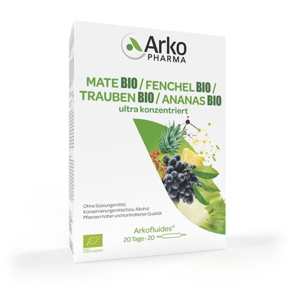 ARKOFLUIDE Ananas Mate Fenchel Weintrester