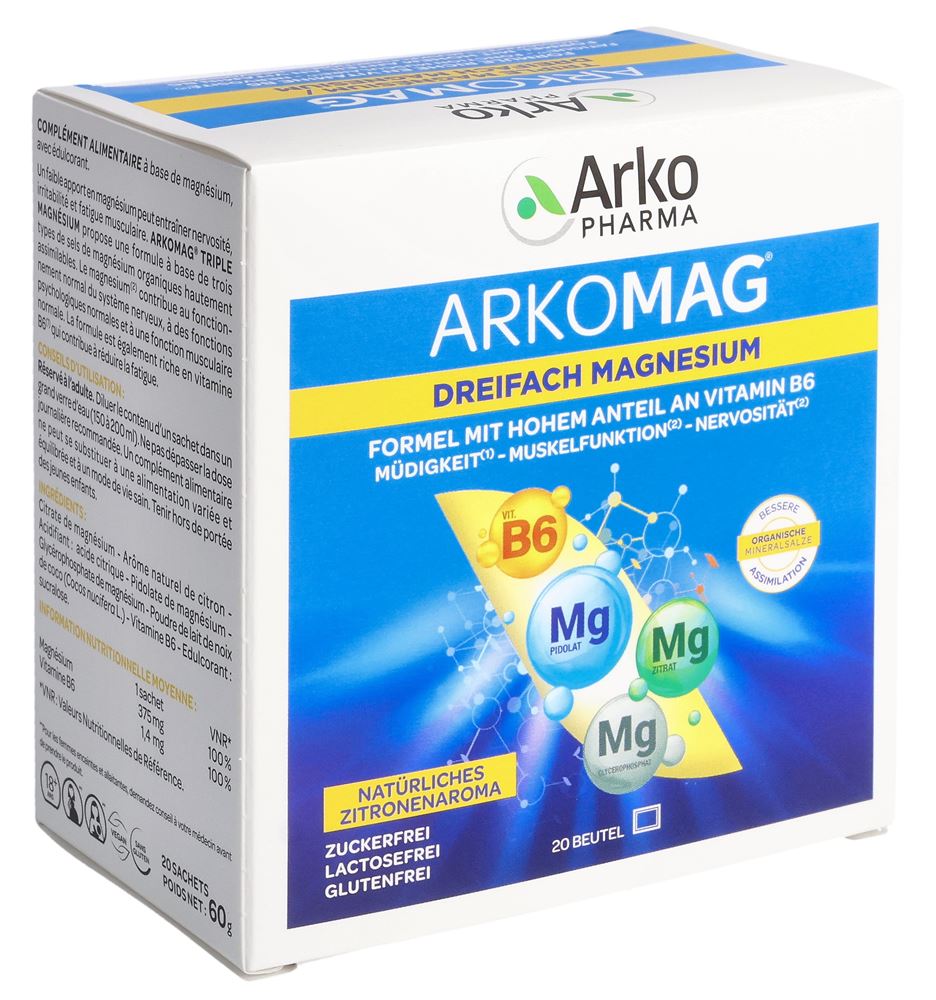 ARKOMAG Dreifach Magnesium